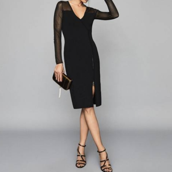 NWT REISS | Valencia Zip Dress - Picture 4 of 5